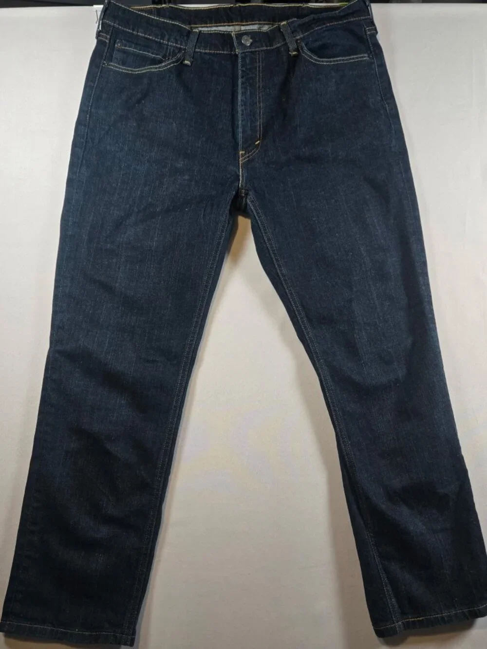 Levi's 541 Men's Jeans 38x30 Athletic Taper Dark Wash Stretch Denim Blue